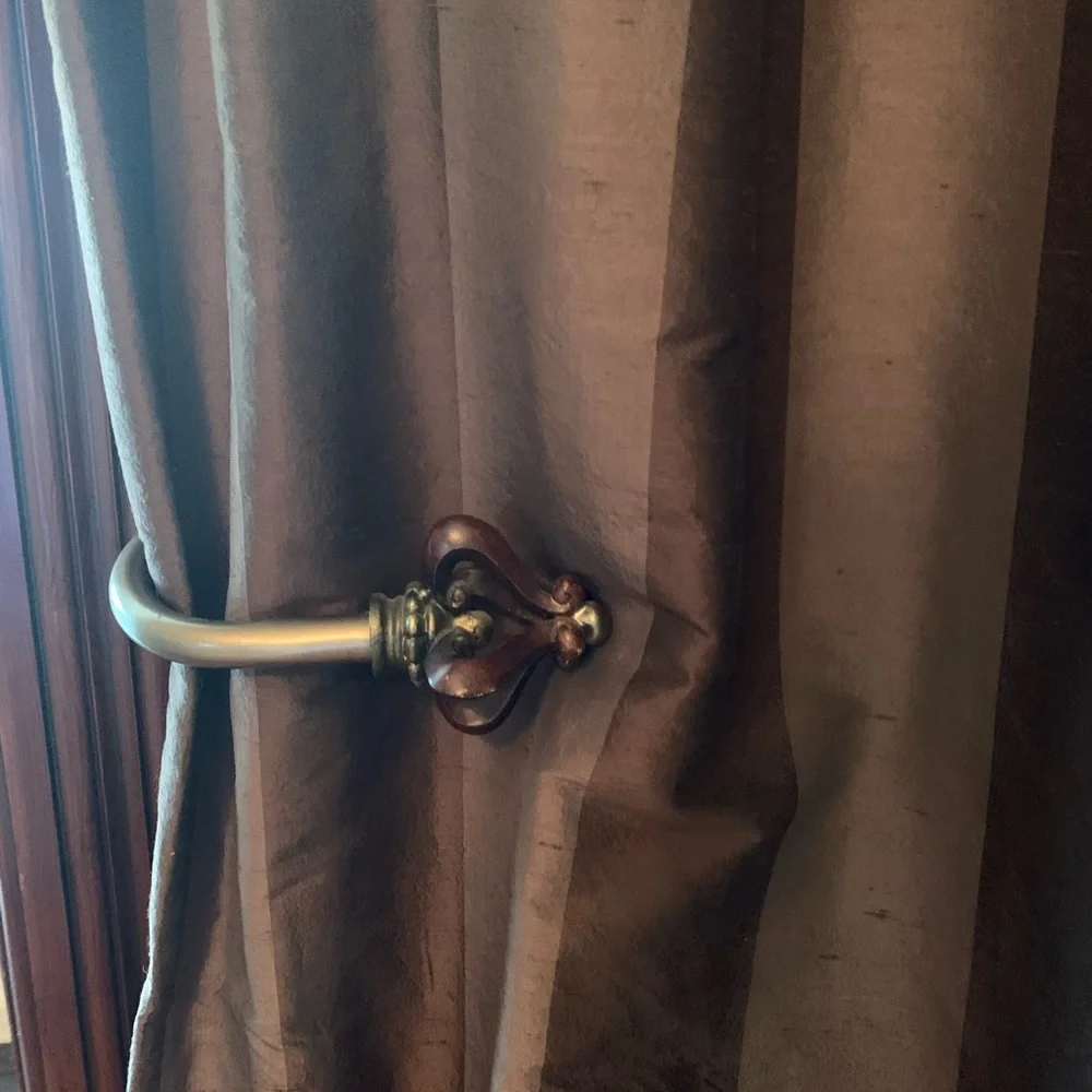 Restoration Hardware Silk Drapes